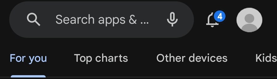 Google Play Profile Google Play - Screenshot