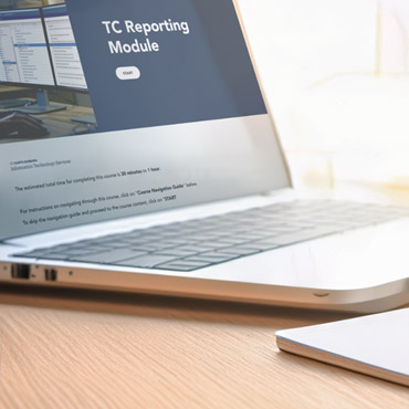 TC Reporting Module - Screenshot