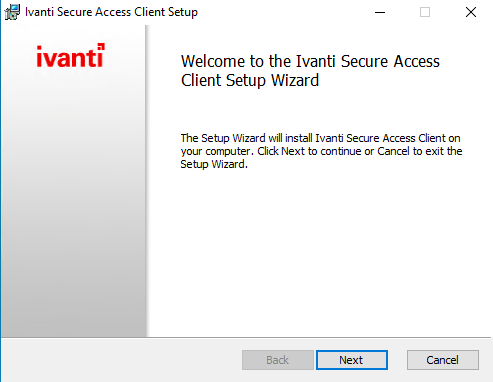 Ivanti Cielt Wizard - Screenshot image