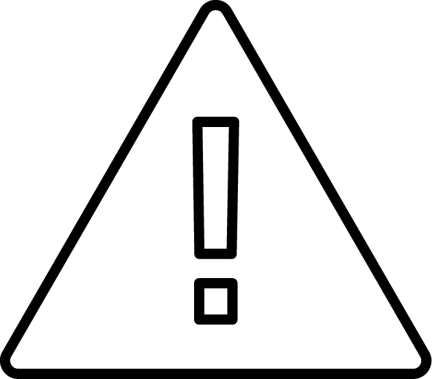 an icon representing a hazard warning 